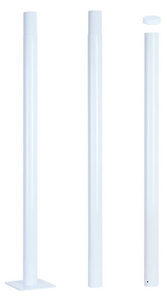 Brilagi - Palo in metallo per illuminazione esterna URBAN 3 m palo bianco