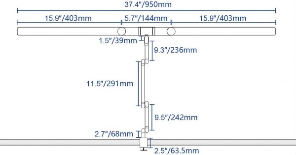 Brilagi - Lampada da tavolo LED dimmerabile con funzione Touch VARIO LED/24W/230V 3000-6500K bianco
