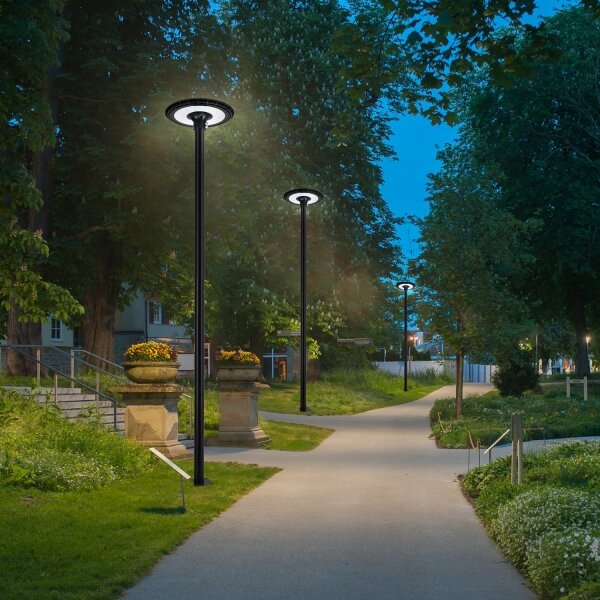 Brilagi - Palo in metallo per illuminazione esterna URBAN 3 m palo nero