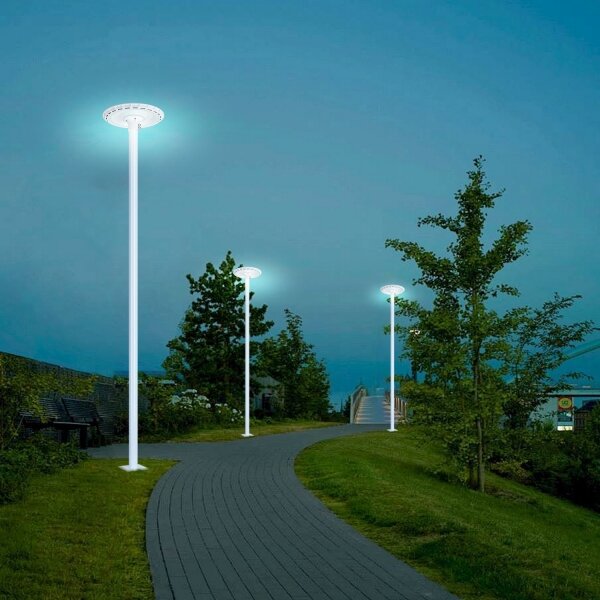Brilagi - Palo in metallo per illuminazione esterna URBAN 3 m palo bianco