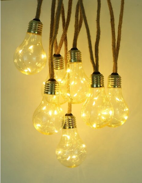 Globo 33694-10 - LED Solare catena decorativa 50xLED/0,06W/3,2V IP44