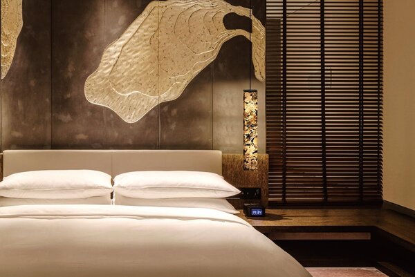 Lampada a sospensione LED Marble Stone arancione-beige 25W, luce bianca calda 2125 lm, marmo, dimensioni: 50x6x6 cm, IP20, Abigali