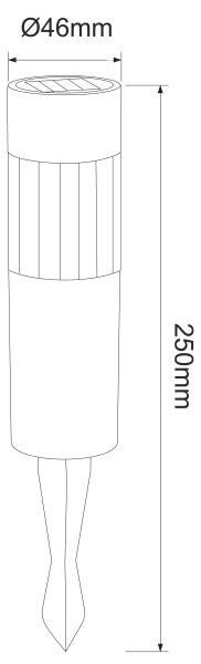 Globo 33253-4 - SET 4x Lampada solare LED LED/0,06W/3,2V IP44