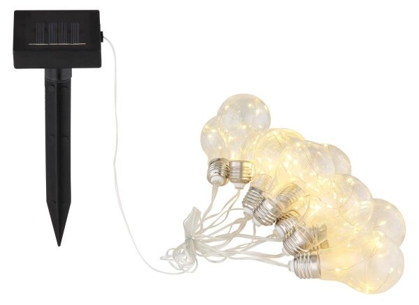 Globo 33708-10 - Catena LED solare 10xLED/0,06W/3,2V IP44