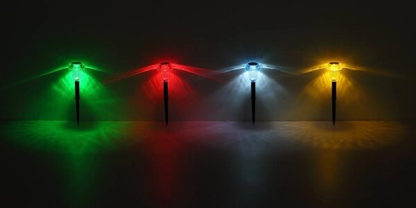 Globo 33987-4 - SET 4x Lampada solare LED RGB LED/0,05W/3V IP44