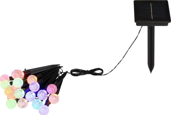 Globo 36352-20 - LED RGB Solare catena 20xLED/0,06W/3V 770 cm IP44
