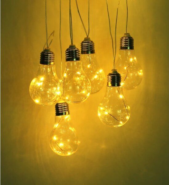 Globo 33708-10 - Catena LED solare 10xLED/0,06W/3,2V IP44