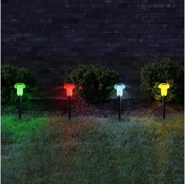 Globo 33987-4 - SET 4x Lampada solare LED RGB LED/0,05W/3V IP44