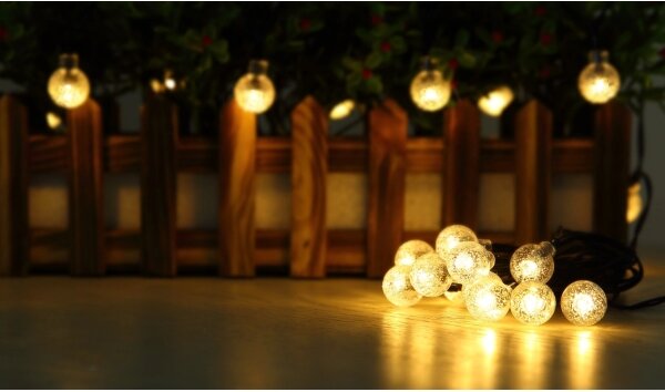 Globo 36802-20 - Catena LED solare 20xLED/0,06W/3,2V 285 cm IP44