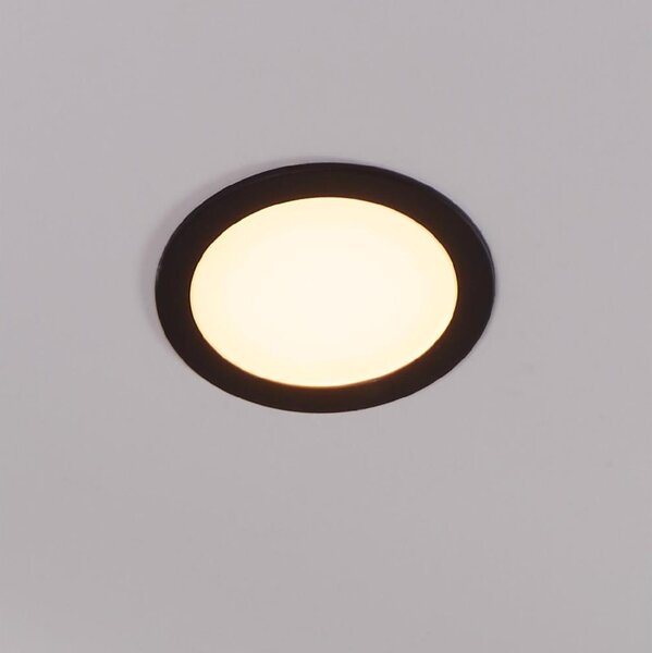 Eglo 31744 - Lampada da bagno LED dimmerabile FUEVA-Z 10,5W/230V IP44 nero
