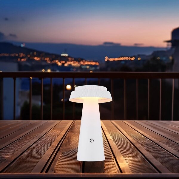 Globo 36624W - Lampada solare touch LED dimmerabile LED/4W/3,7W IP54 bianco
