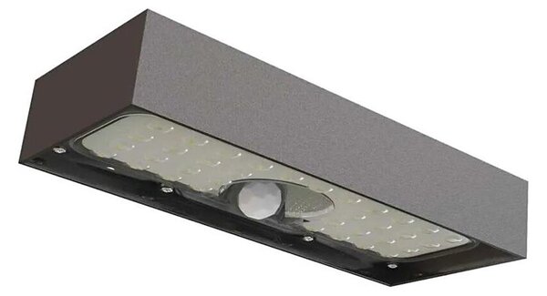 LED Proiettore solare con sensore di movimento LED/3,7V 3000mAh 4000K IP65 nero