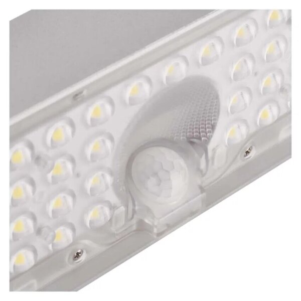 LED Proiettore solare con sensore di movimento LED/3,7V 3000mAh 4000K IP65 bianco
