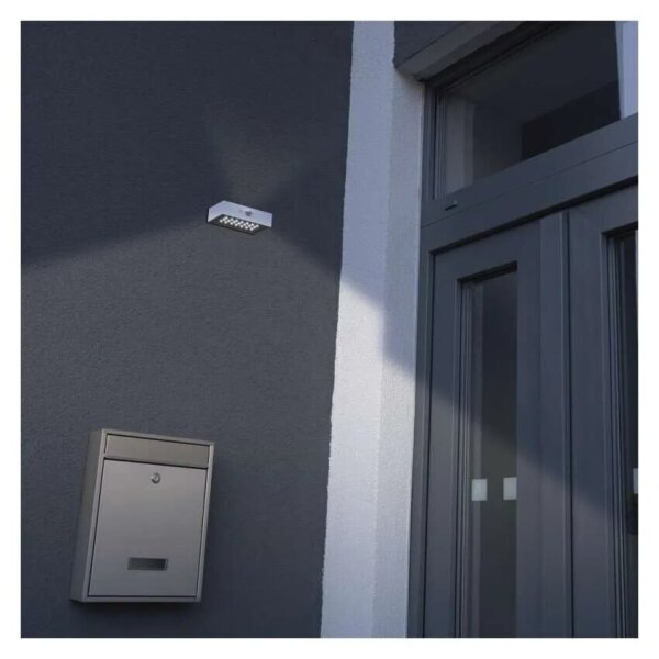LED Proiettore solare con sensore di movimento LED/3,7V 1200mAh 4000K IP65 bianco
