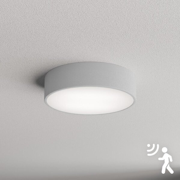 Brilagi - Plafoniera con sensore CLARE 2xE27/40W/230V diametro 30 cm grigio
