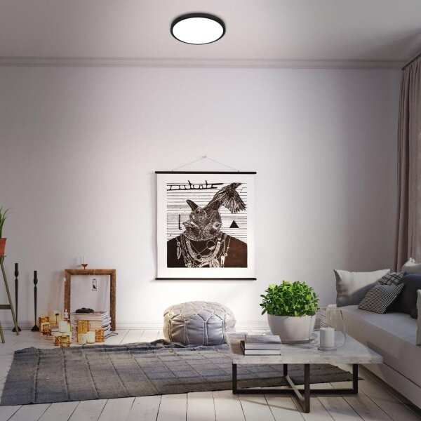 Briloner 3709-015 - Plafoniera dimmerabile RGBW LED/22W/230V nero + +TC