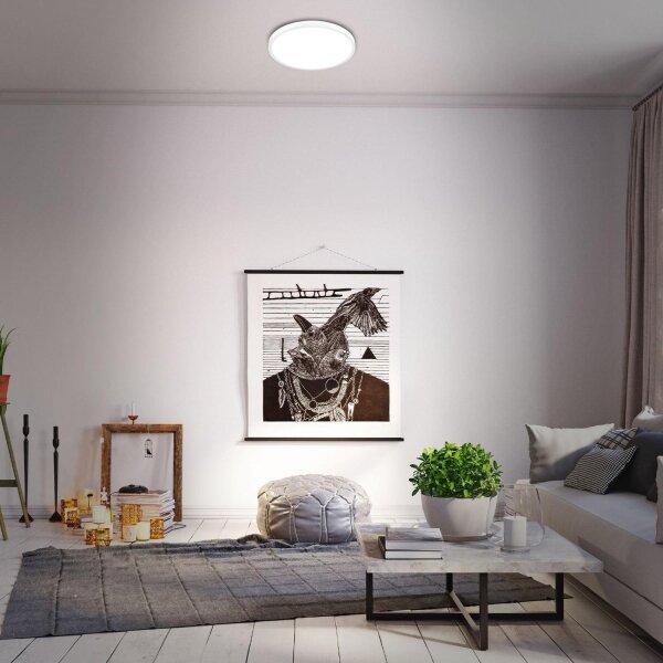 Briloner 3709-016 - Plafoniera dimmerabile RGBW LED/22W/230V bianco + +TC
