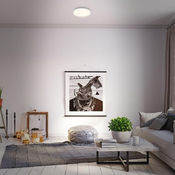 Briloner 3700-016 - Plafoniera LED RUNA LED/16W/230V 3000K diametro 28 cm bianco