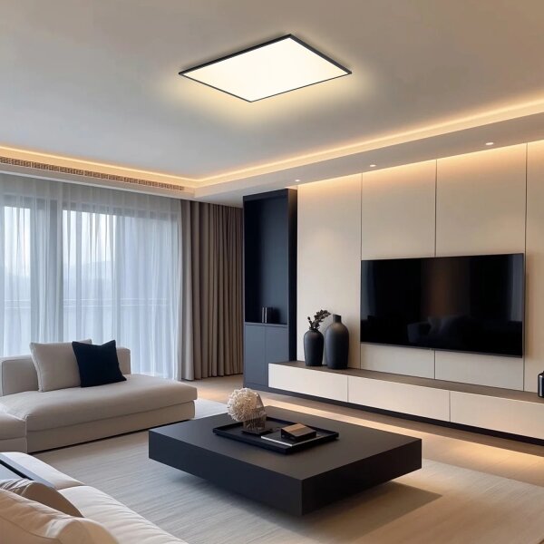 Brilagi - Plafoniera LED SLIMFRAME LED/58W/230V 60x60 cm nero