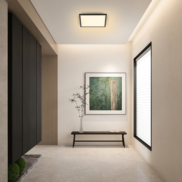 Brilagi - Plafoniera LED SLIMFRAME LED/25W/230V 30x30 cm nero