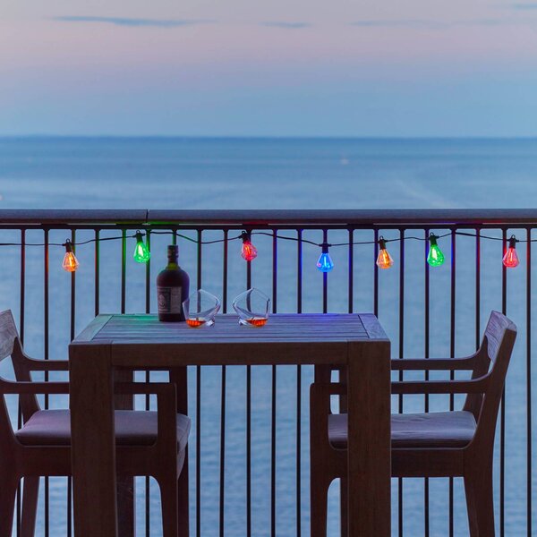 Sirius Ghirlanda luminosa LED Marcus multi, set iniziale, 3 m, solare/con spina, Multicolore, Plastica