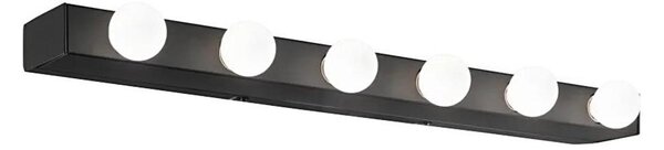 Ideal Lux - Applique PRIVE 6xE14/40W/230V nero
