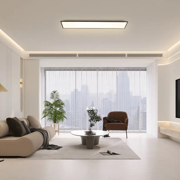 Brilagi - Plafoniera LED SLIMFRAME LED/58W/230V 120x30 cm nero