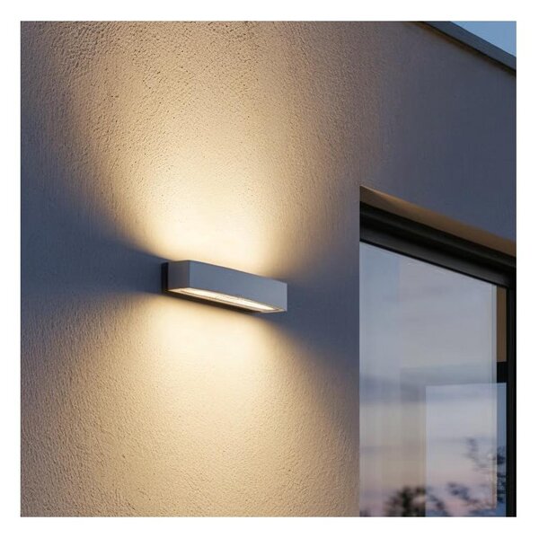 Ideal Lux - Applique da esterno ANDROMEDA 2xE27/60W/230V IP55 grigio