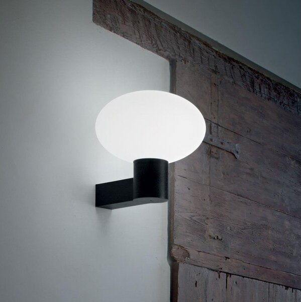 Ideal Lux - Applique da esterno CLIO 1xE27/42W/230V IP44 nero