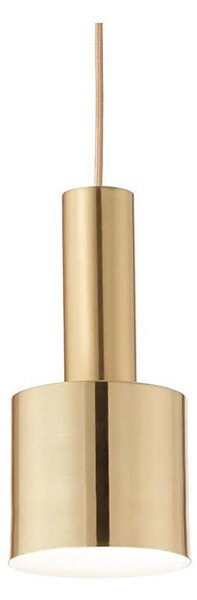 Ideal Lux - Lampadario a sospensione con filo HOLLY 1xE27/60W/230V diametro 12 cm ottone