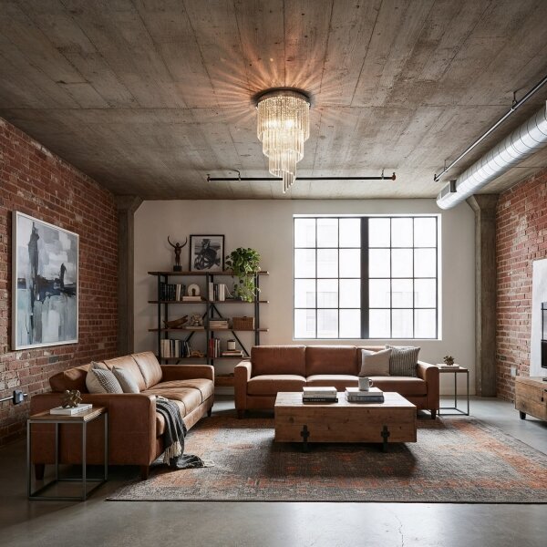 Ideal Lux-Lampadario di cristallo a plafone CARLTON 8xE14/40W/230V diametro 40cm cromo lucido