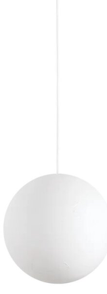 Ideal Lux - Lampadario a sospensione con filo CARTA 1xE27/25W/230V diametro 30 cm bianco