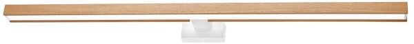 Brilagi-Illuminazione a LED per specchi da bagno WOODY MIRROR LED/15W/230V IP44 quercia/bianco