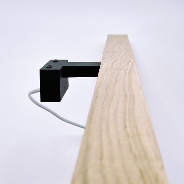 Brilagi-Illuminazione a LED per specchi da bagno WOODY MIRROR LED/15W/230V IP44 quercia/nero