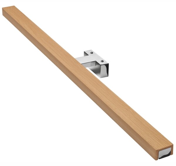 Brilagi-Illuminazione a LED per specchi da bagno WOODY MIRROR LED/15W/230V IP44 quercia/cromo