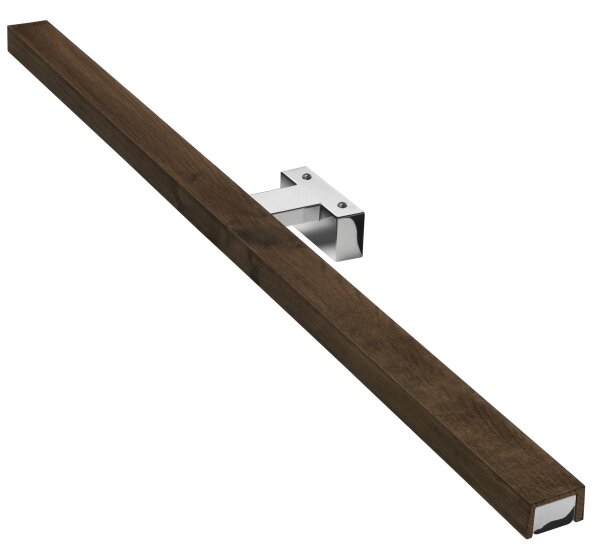Brilagi-Illuminazione a LED per specchi da bagno WOODY MIRROR LED/15W/230V IP44 quercia/cromo