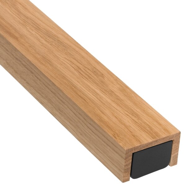 Brilagi-Illuminazione a LED per specchi da bagno WOODY MIRROR LED/15W/230V IP44 quercia/nero