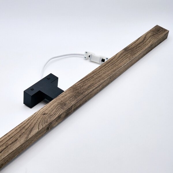Brilagi-Illuminazione a LED per specchi da bagno WOODY MIRROR LED/15W/230V IP44 quercia/nero
