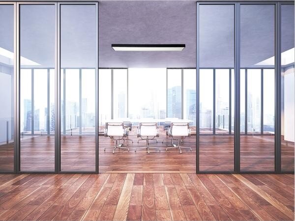 Plafoniera LED LED/32W/230V 4000K 120x13 cm nero