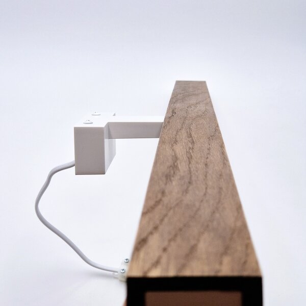 Brilagi-Illuminazione a LED per specchi da bagno WOODY MIRROR LED/15W/230V IP44 quercia/bianco