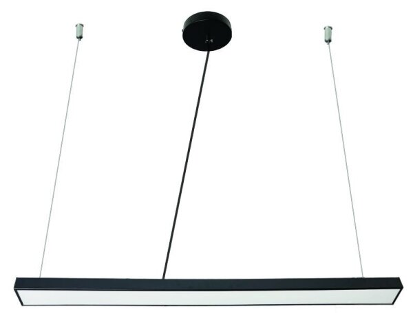 Lampadario LED a sospensione con filo LED/32W/230V 4000K diametro 120 cm nero