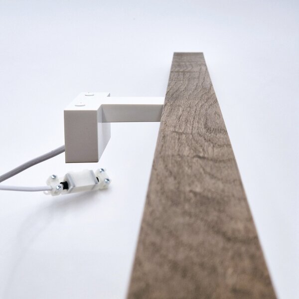 Brilagi-Illuminazione a LED per specchi da bagno WOODY MIRROR LED/15W/230V IP44 quercia/bianco