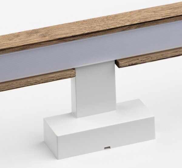 Brilagi- Illuminazione a LED per specchi da bagno WOODY MIRROR LED/8W/230V IP44 quercia/bianco