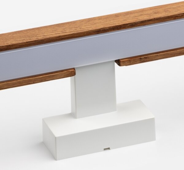 Brilagi-Illuminazione a LED per specchi da bagno WOODY MIRROR LED/15W/230V IP44 quercia/bianco