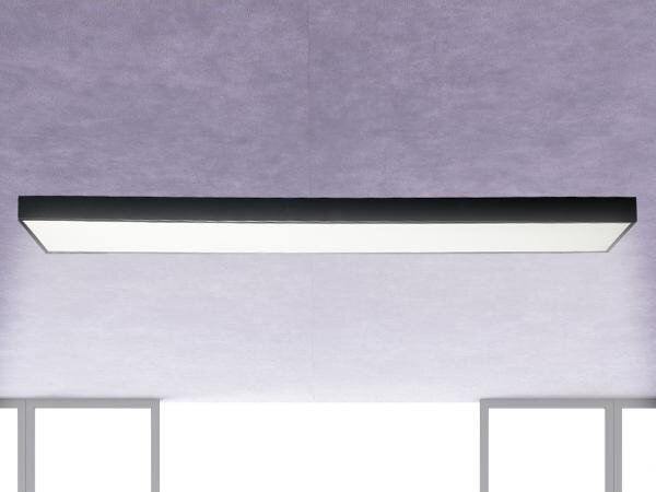 Plafoniera LED LED/32W/230V 4000K 120x13 cm nero