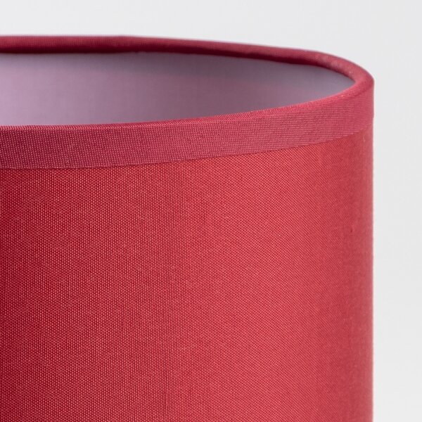 Brilagi-Applique a LED NUBILA WOOD 1xE27/25W/230V+LED/3W quercia/Pompeiana rosso