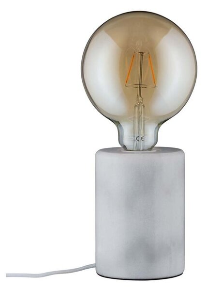 Paulmann Neordic Nordin lampada da tavolo max.1x20W E27 Bianco 230V Marmo