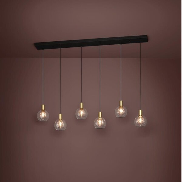 Eglo 390281 - Lampadario a sospensione con filo LED dimmerabile TERQUE 6xLED/5,4W/230V 3000K