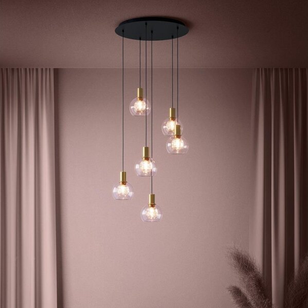 Eglo 390279 -Lampadario a sospensione con filo LED dimmerabile TERQUE 6xLED/5,4W/230V 3000K pr.54cm