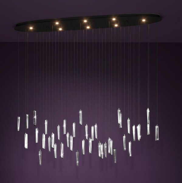 Eglo 390349 - Lampadario a sospensione con filo LED dimmerabile SARDENARA 8xLED/4,2W/230V 3000K
